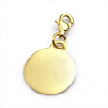 3/4" Personalized Gold Stainless Charm